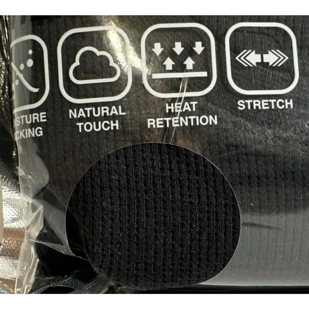 Thermal Cold Performance Black Waffle‎ Baselayer Savane XL